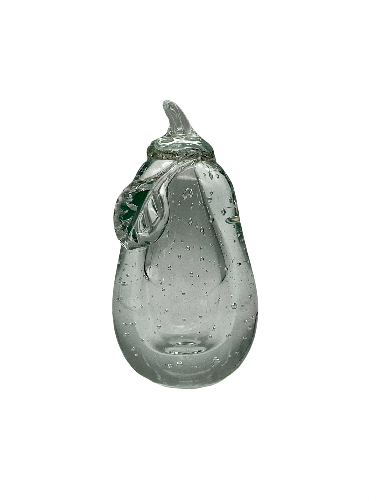 Hand-Blown Art Glass Pear