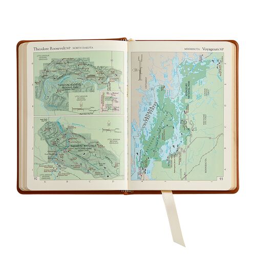 American Atlas Leatherbound Book 4 American Atlas Leatherbound Book
