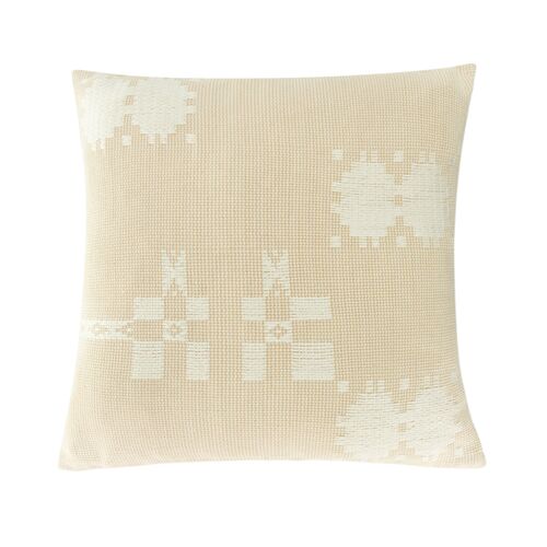 Heirloom Naga, Lanthoi Pillow, Ivory 1 Heirloom Naga, Lanthoi Pillow, Ivory