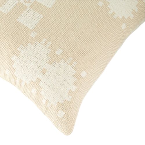 Heirloom Naga, Lanthoi Pillow, Ivory 2 Heirloom Naga, Lanthoi Pillow, Ivory
