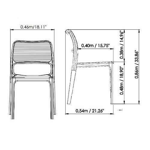 Mensa Modern Brazilian Side Chair 10 Mensa Modern Brazilian Side Chair