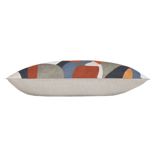 Davy Abstract Lumbar Pillow, Multi Desert 3 Davy Abstract Lumbar Pillow, Multi Desert