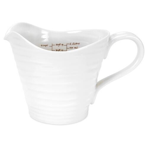 Sophie Conran Measuring Jug, White 1 Sophie Conran Measuring Jug, White