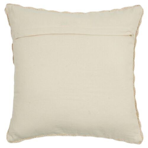 Minel 20x20 Printed Cotton Pillow, Mustard 4 Minel 20x20 Printed Cotton Pillow, Mustard