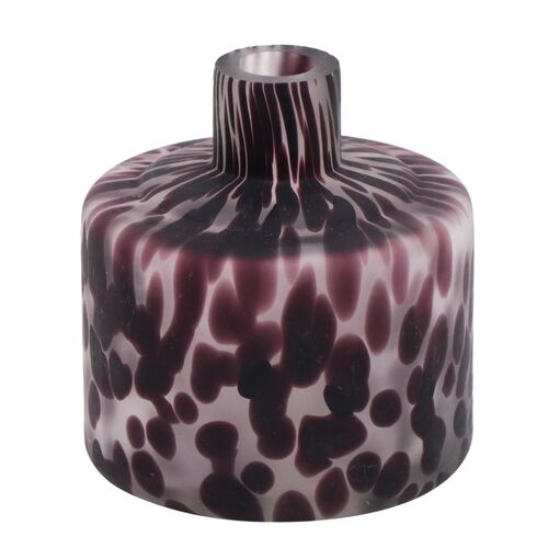 Inkdrop Glass Novelty Vase, Purple 1 Inkdrop Glass Novelty Vase, Purple