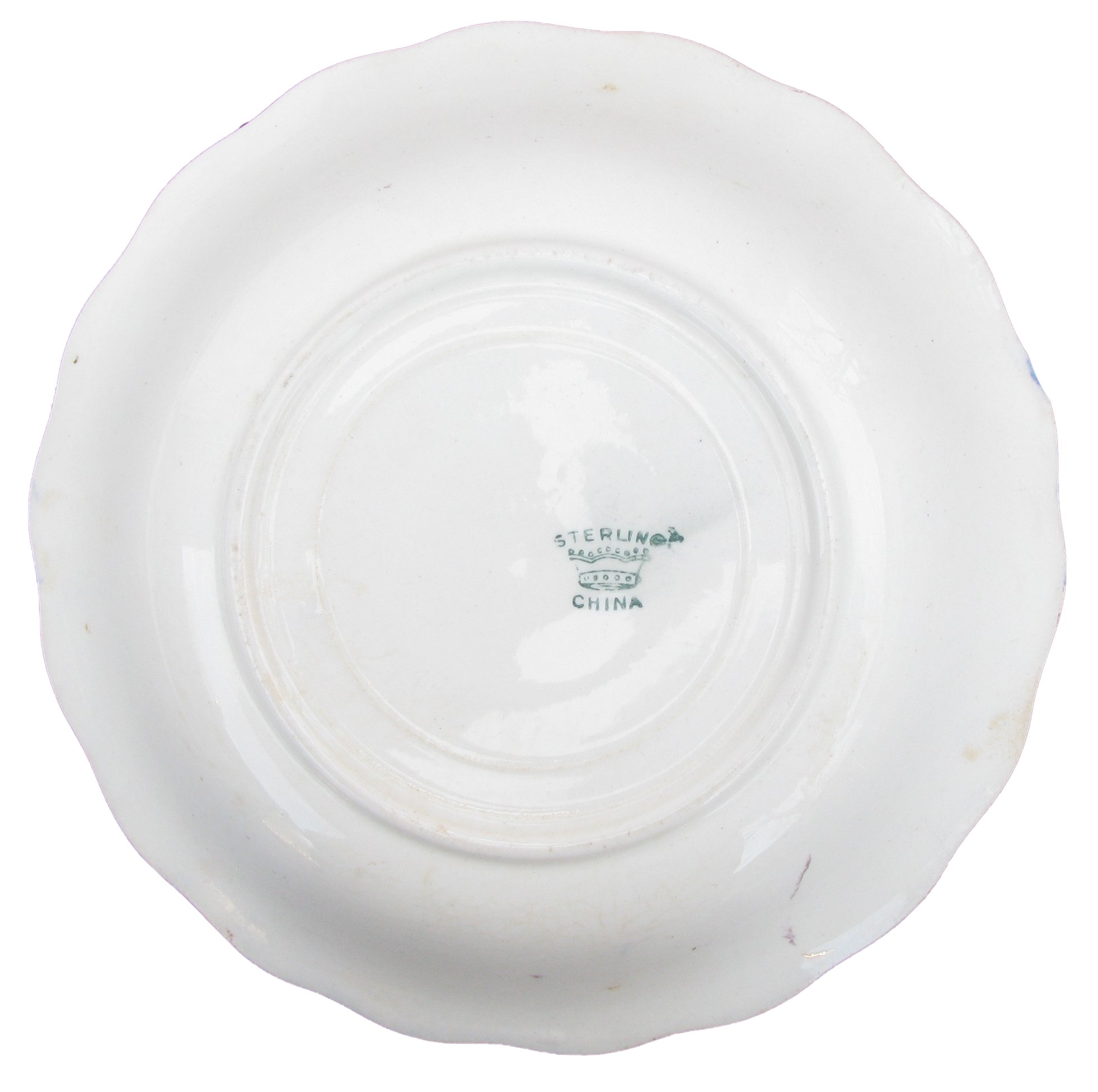 Flow Blue Transferware Collection S/4 3 Flow Blue Transferware Collection S/4