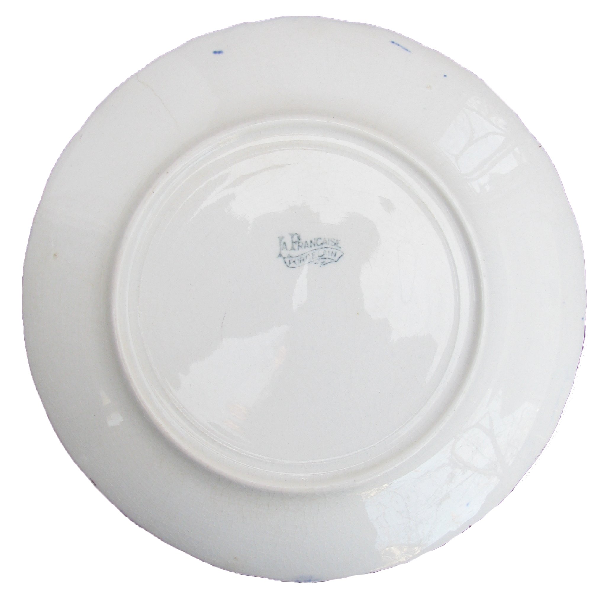 Flow Blue Transferware Collection S/4 4 Flow Blue Transferware Collection S/4