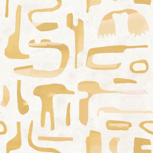 Susan Hable, Canvas Wallpaper, Rust 1 Susan Hable, Canvas Wallpaper, Rust