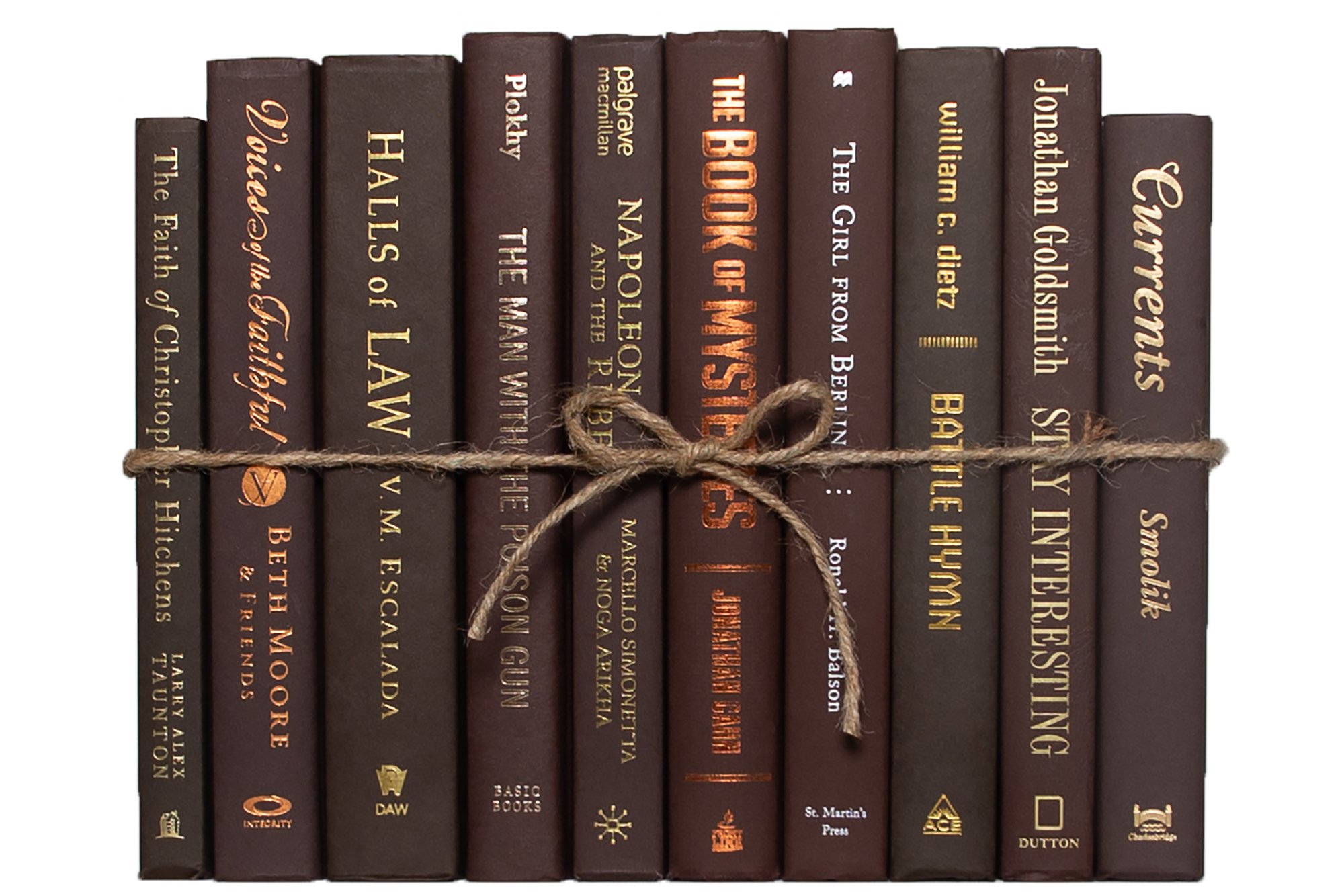 1-Foot Modern Book Bundle, Coffee