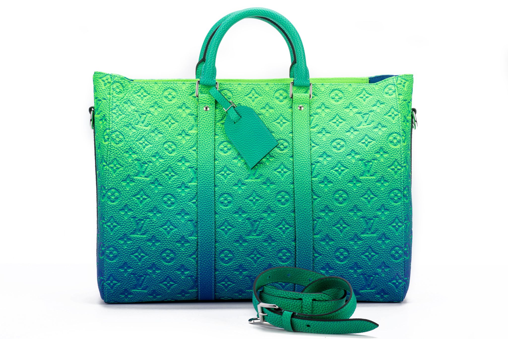 Vuitton Abloh Illusion Leather Keepall 1 Vuitton Abloh Illusion Leather Keepall