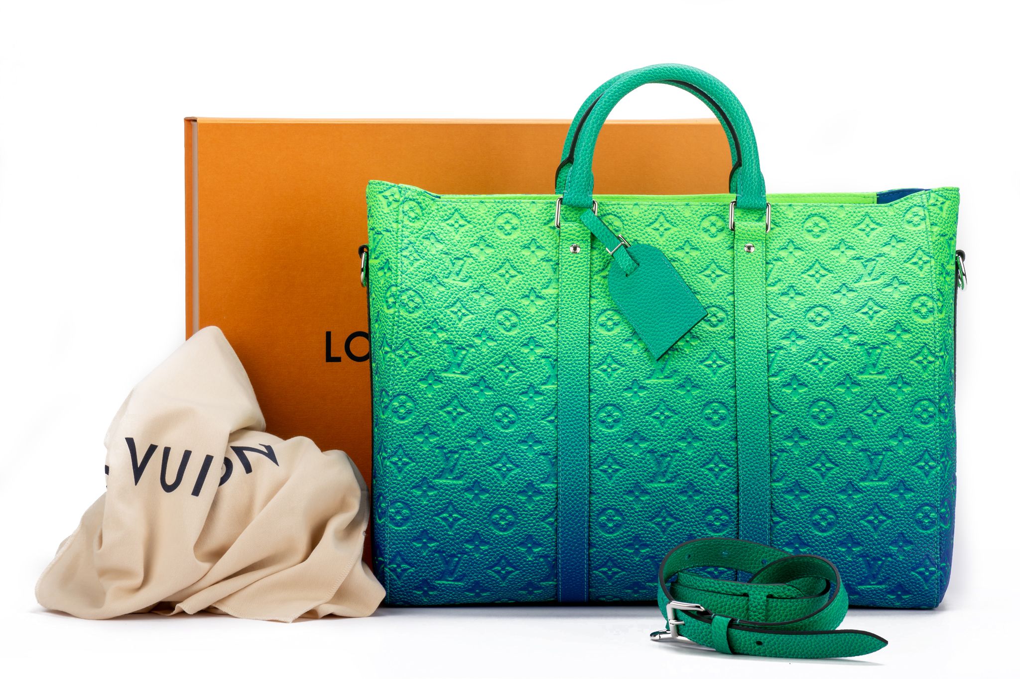 Vuitton Abloh Illusion Leather Keepall 12 Vuitton Abloh Illusion Leather Keepall
