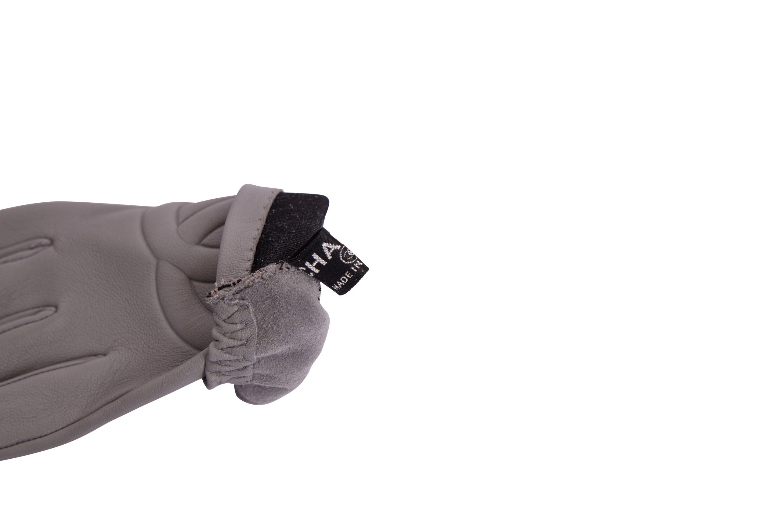 Chanel New Grey Leather Gloves 4 Chanel New Grey Leather Gloves