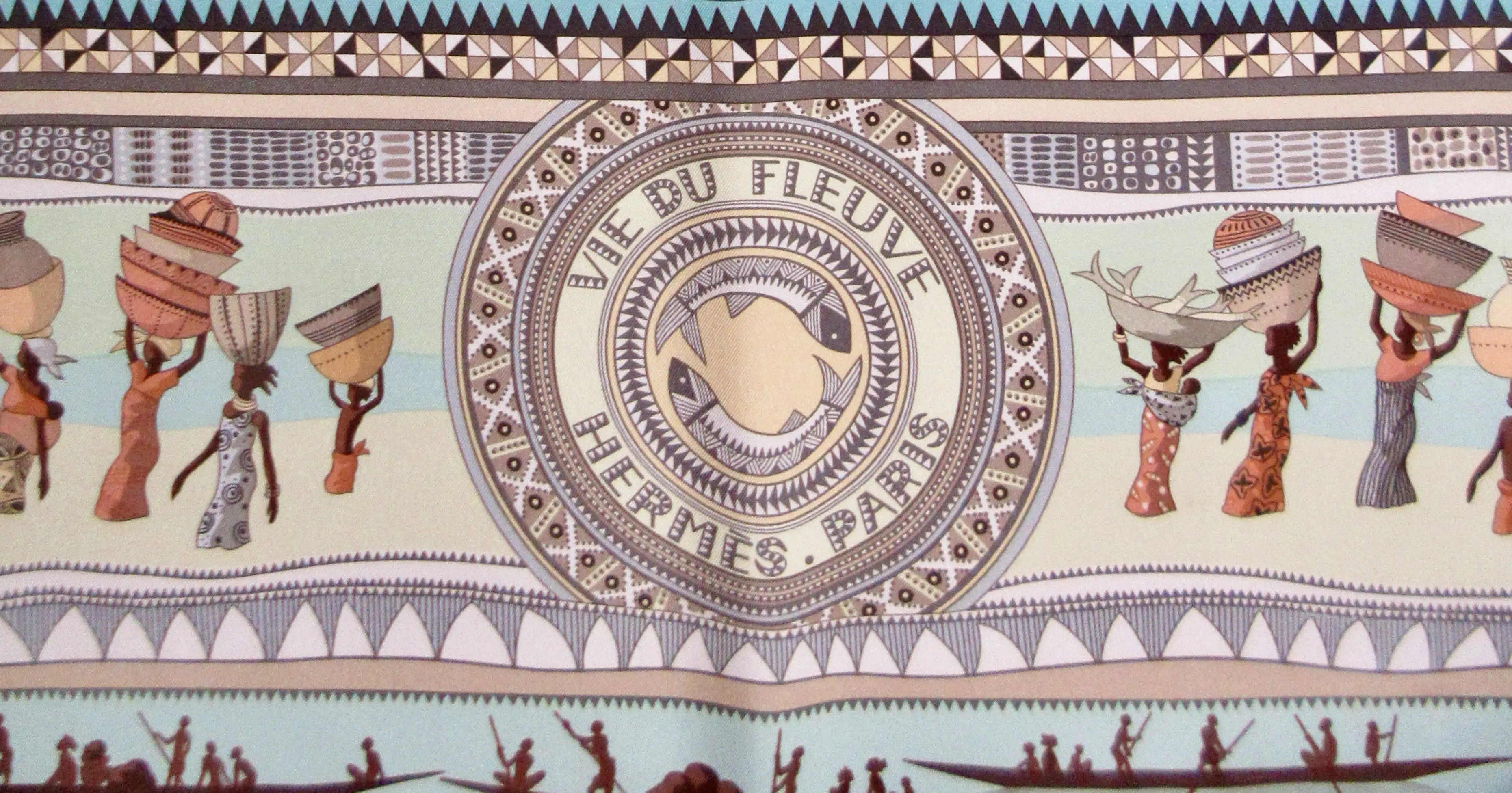 Hermes Vie du Fleuve Scarf 5 Hermes Vie du Fleuve Scarf
