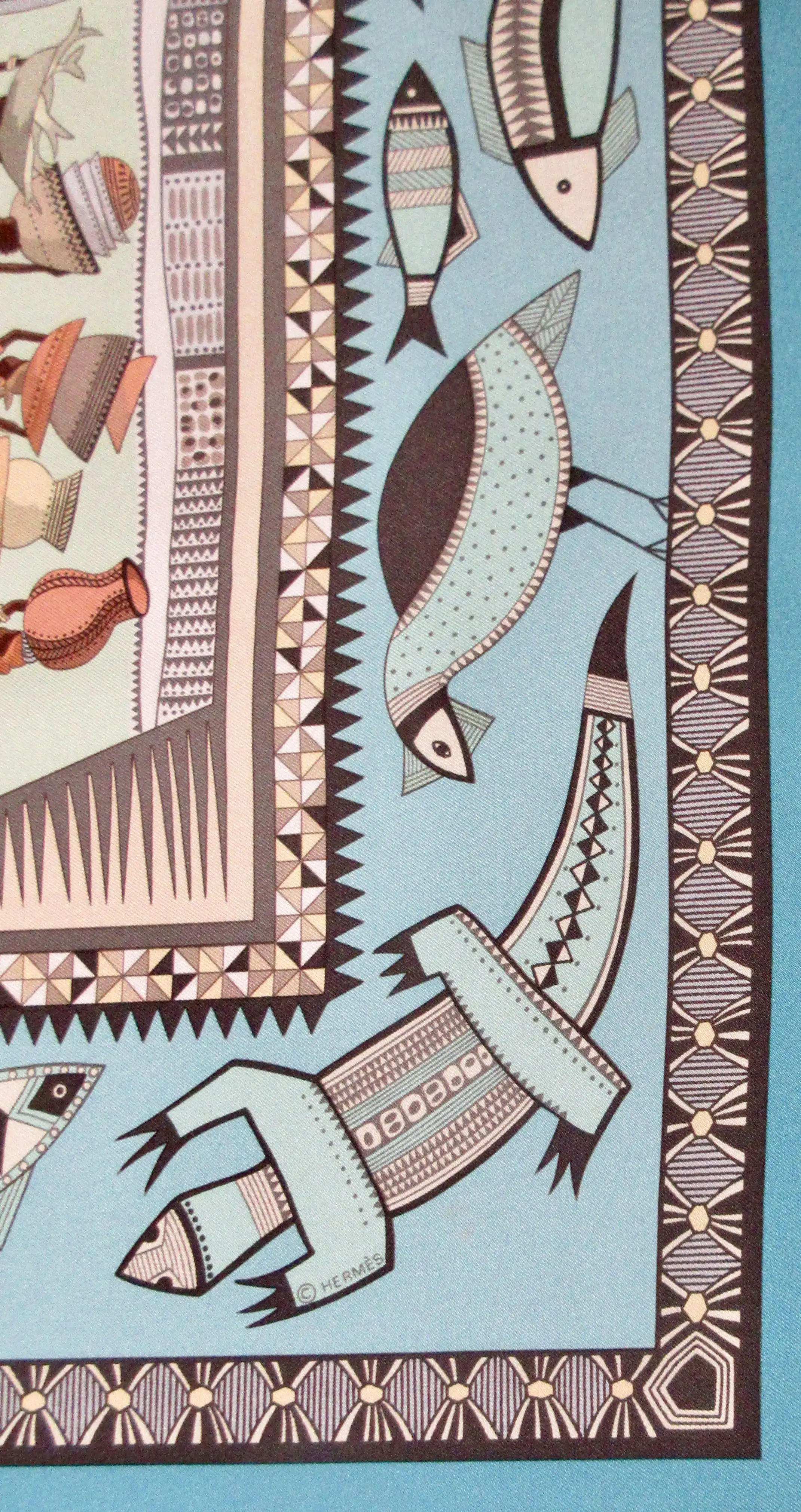 Hermes Vie du Fleuve Scarf 6 Hermes Vie du Fleuve Scarf