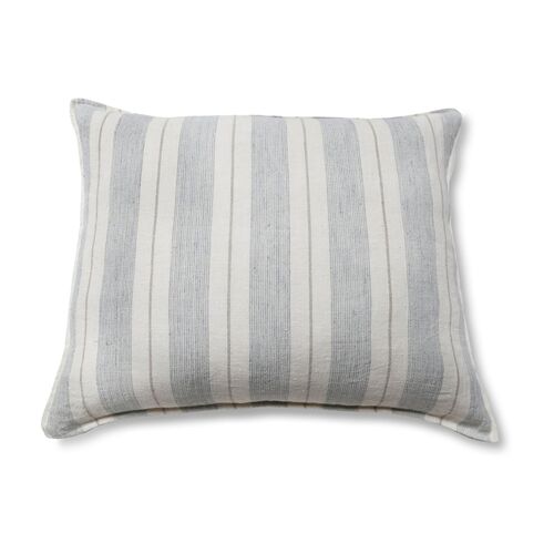 Laguna 28x36 Pillow, Ocean/Natural Linen 1 Laguna 28x36 Pillow, Ocean/Natural Linen