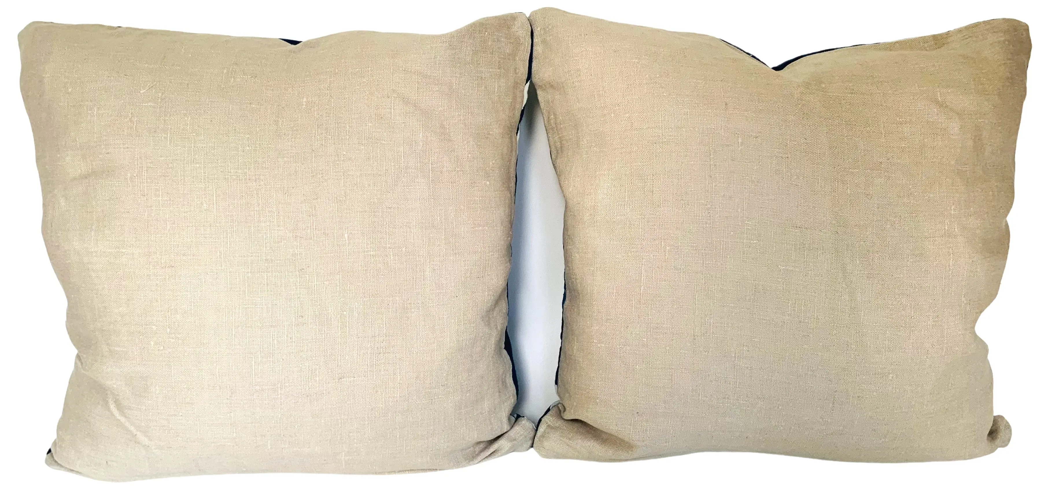 Hand-Printed Shibori Throw Pillows, Pair 3 Hand-Printed Shibori Throw Pillows, Pair
