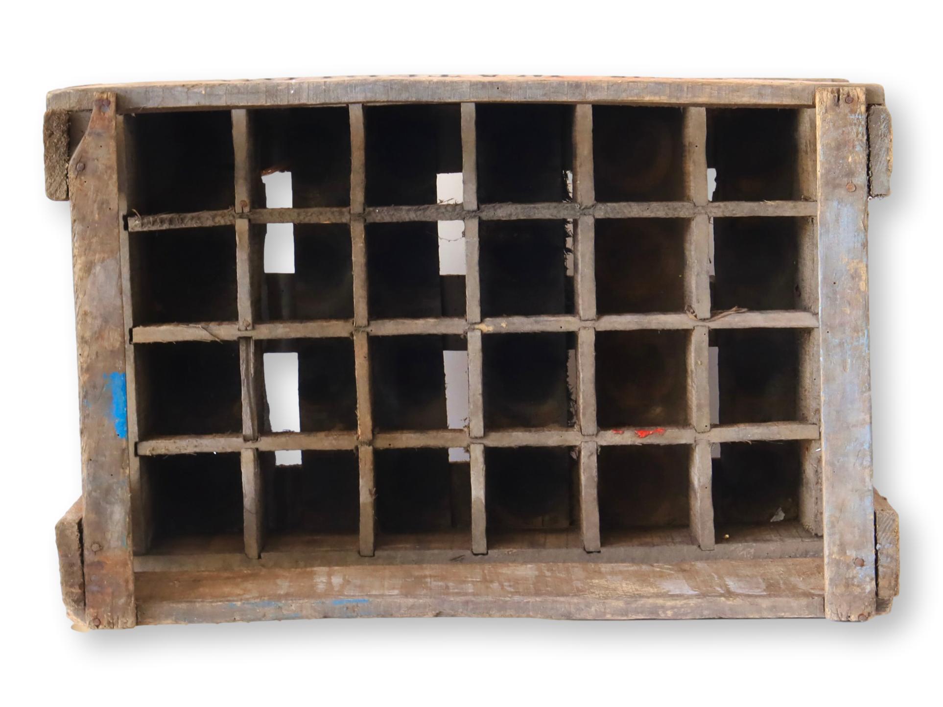 Vintage Belgian Beer Crate 3 Vintage Belgian Beer Crate