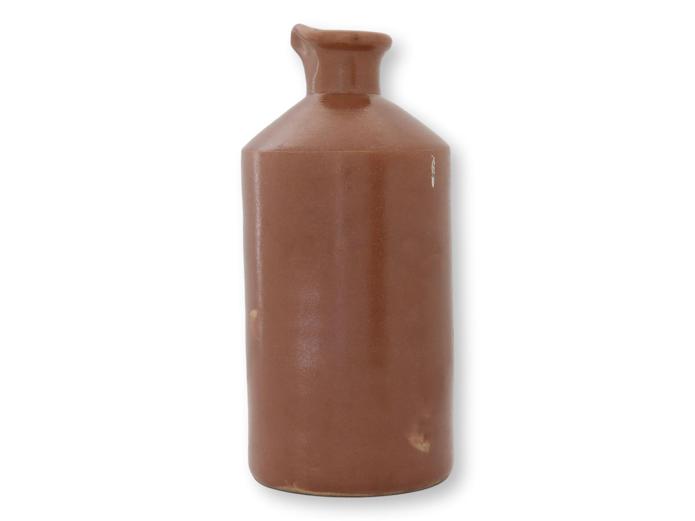 Antique English Stoneware Ink Bottles 2 Antique English Stoneware Ink Bottles