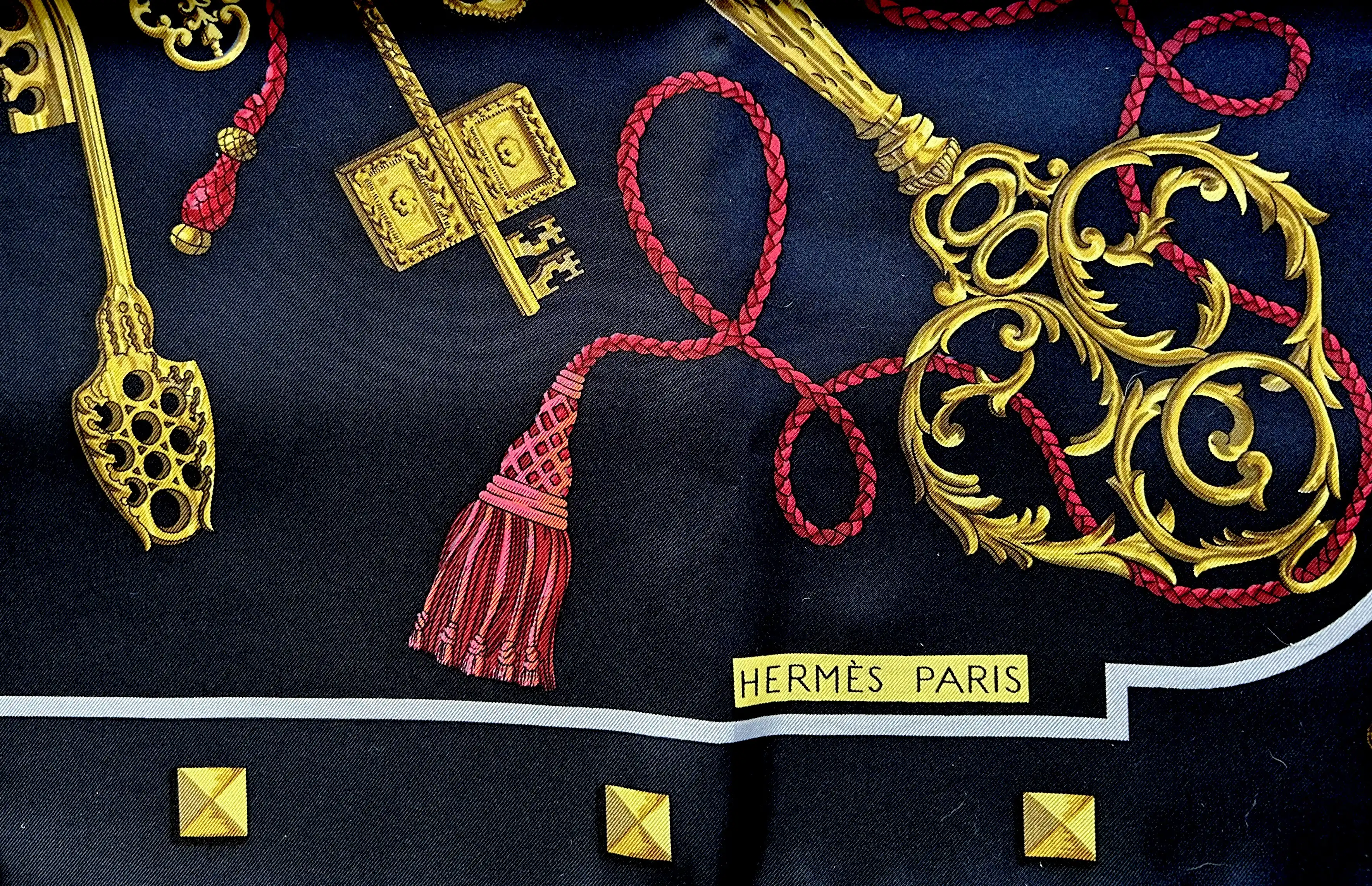 Hermes Les Clefs Scarf 4 Hermes Les Clefs Scarf