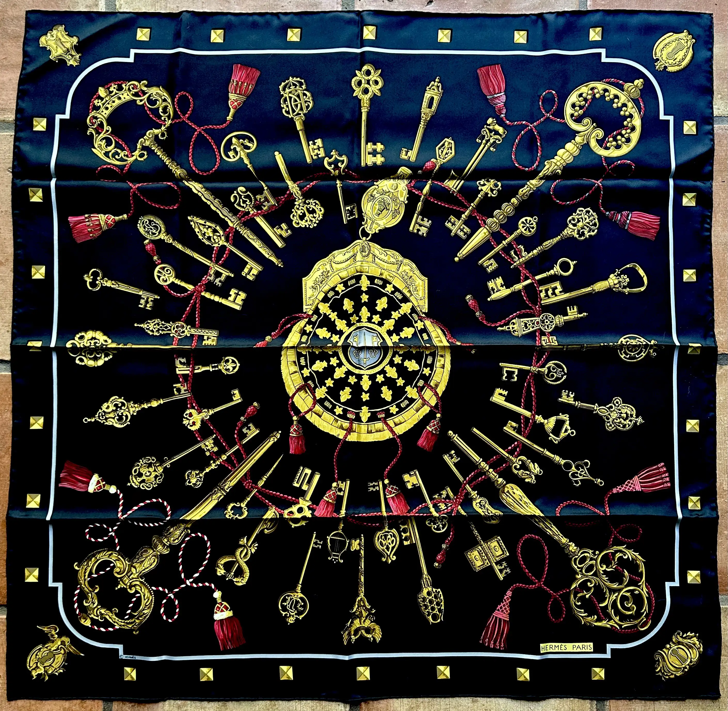 Hermes Les Clefs Scarf 7 Hermes Les Clefs Scarf