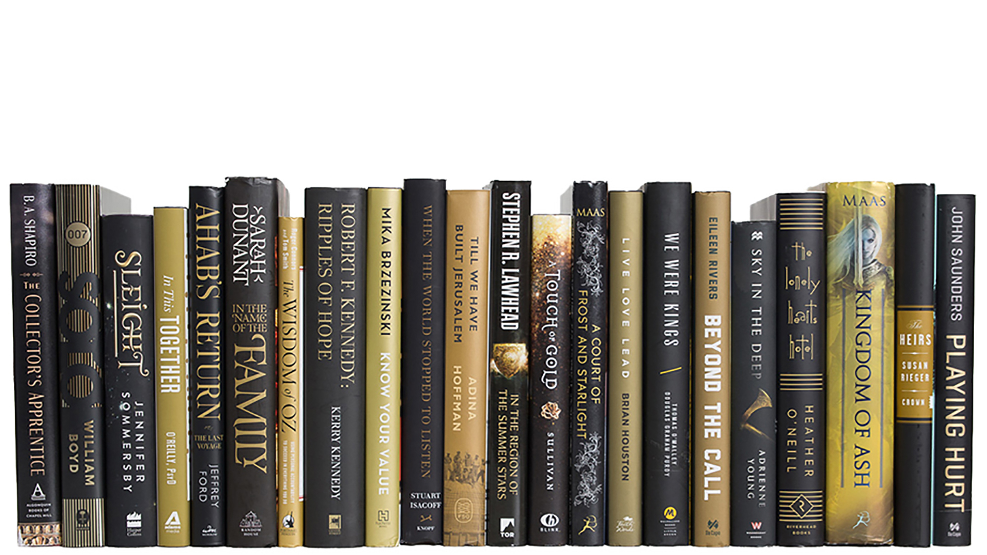 Modern Decorative Books by the Foot, Gilded Onyx 2 Modern Decorative Books by the Foot, Gilded Onyx