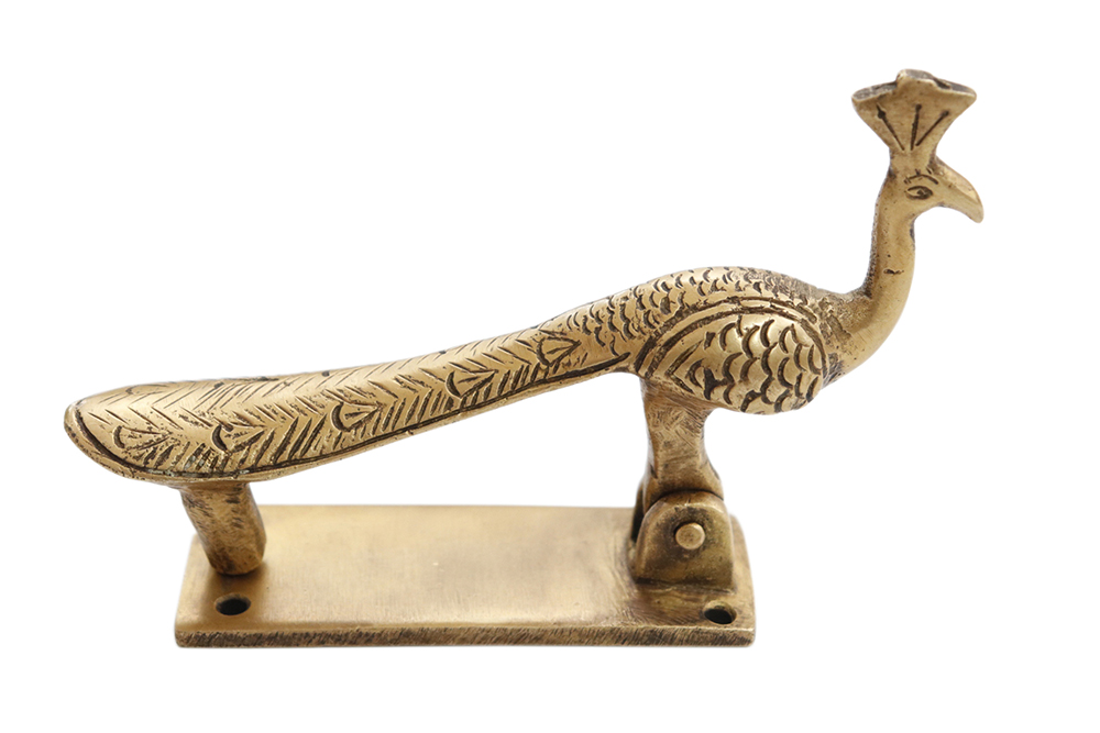 Brass Peacock Door Knocker