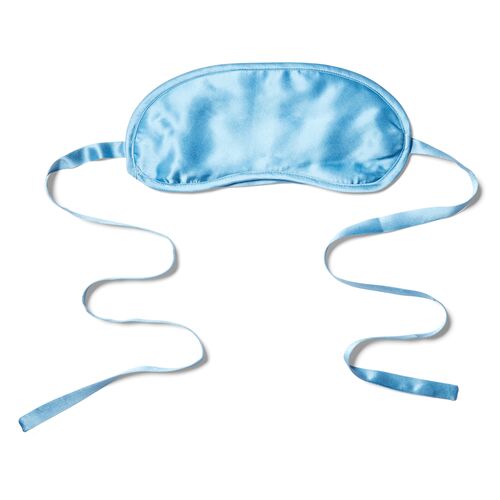 Silk-Filled Eye Mask, Bluebird