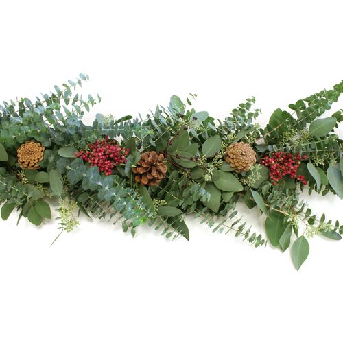 6' Eucalyptus & Pepper Berry Garland 1 6' Eucalyptus & Pepper Berry Garland