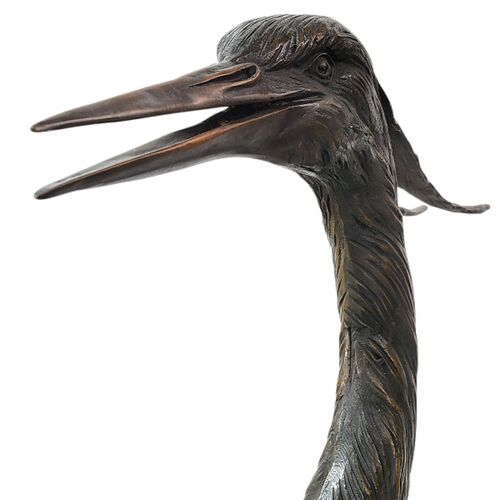 Herons on Branch Object, Bronze 2 Herons on Branch Object, Bronze