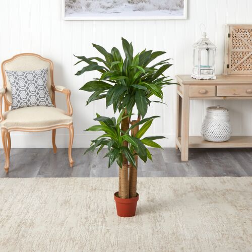 48" Faux Dracaena Tree 2 48" Faux Dracaena Tree