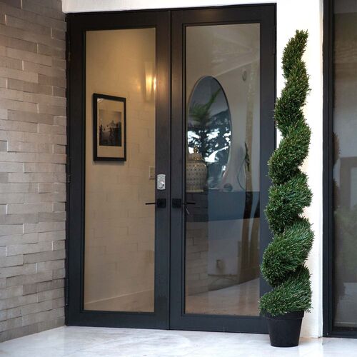 7ft. UV Resistant Artificial Rosemary Spiral Topiary Tree 5 7ft. UV Resistant Artificial Rosemary Spiral Topiary Tree