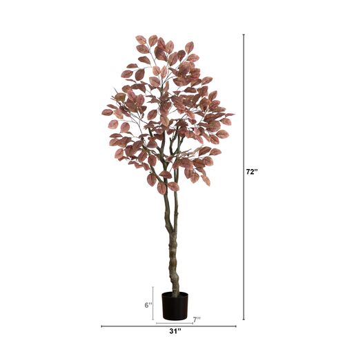 6ft. Autumn Dogwood Artificial Fall Tree 2 6ft. Autumn Dogwood Artificial Fall Tree