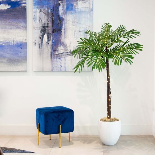4ft. UV Resistant Lighted Artificial Palm Tree 6 4ft. UV Resistant Lighted Artificial Palm Tree