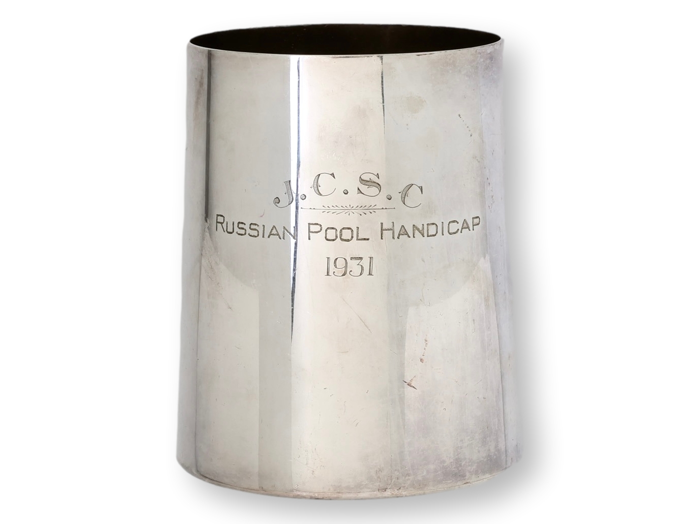 1931 Two Pint Englsh "Pool" Trophy Mug 1 1931 Two Pint Englsh "Pool" Trophy Mug