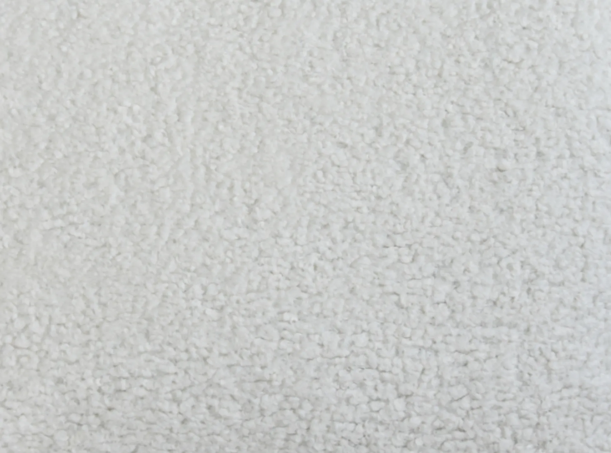 Ivory-Colored Curly Looped Boucl?? Pillow