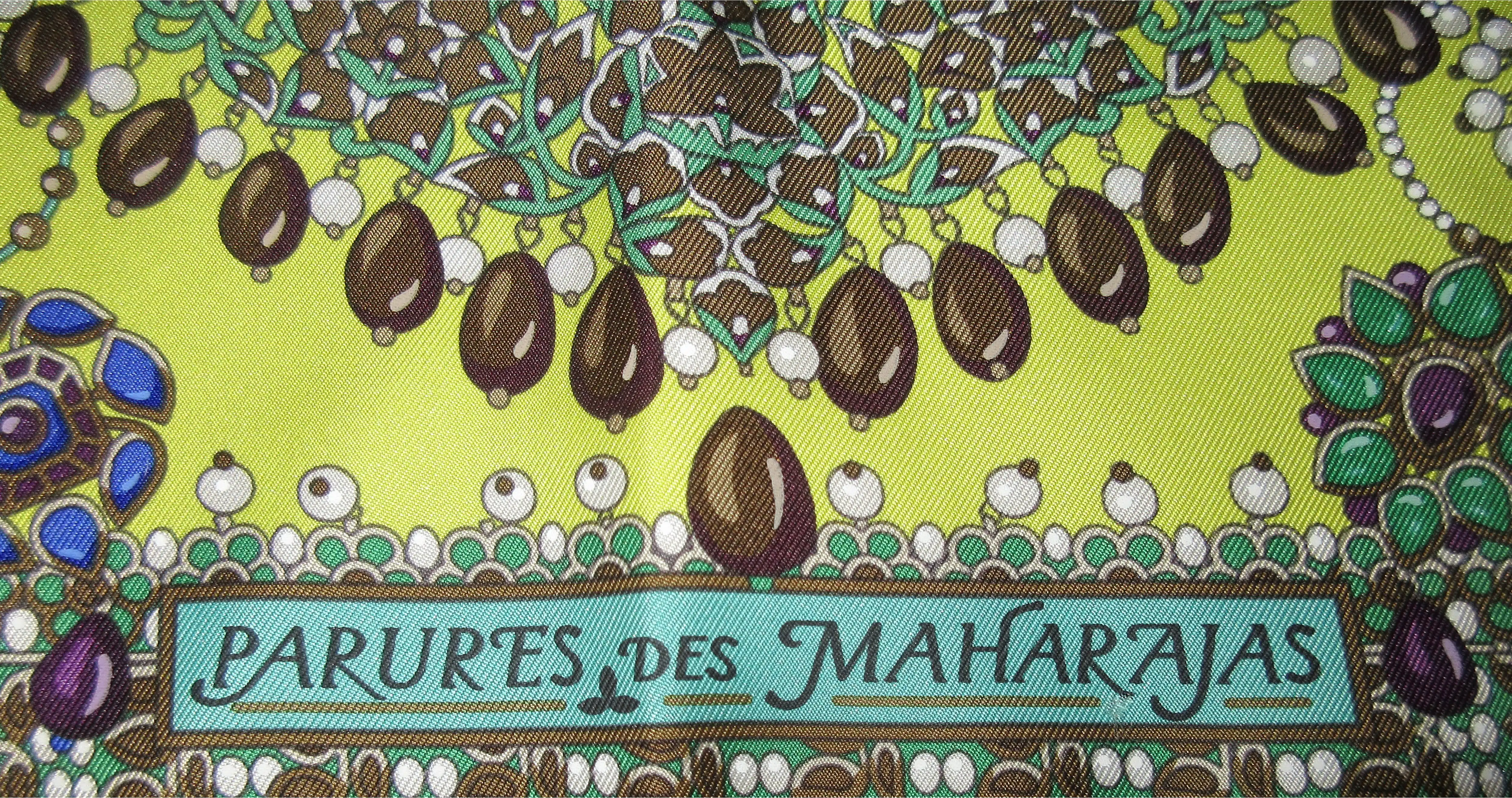Herm¨¨s Parures des Maharajas Scarf w/Box 2 Herm¨¨s Parures des Maharajas Scarf w/Box