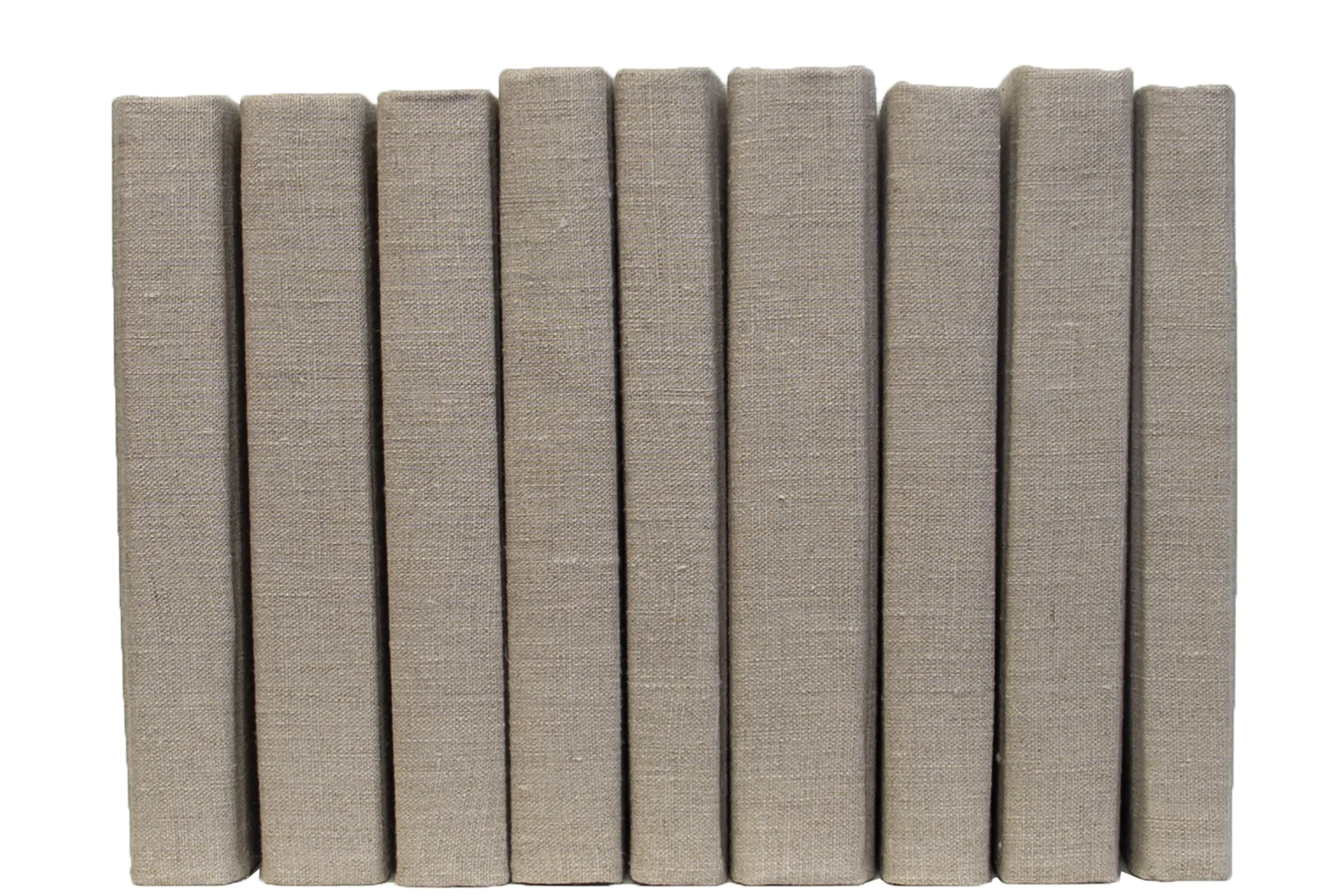 1-Foot Modern Linen Book Bundle, Khaki 2 1-Foot Modern Linen Book Bundle, Khaki