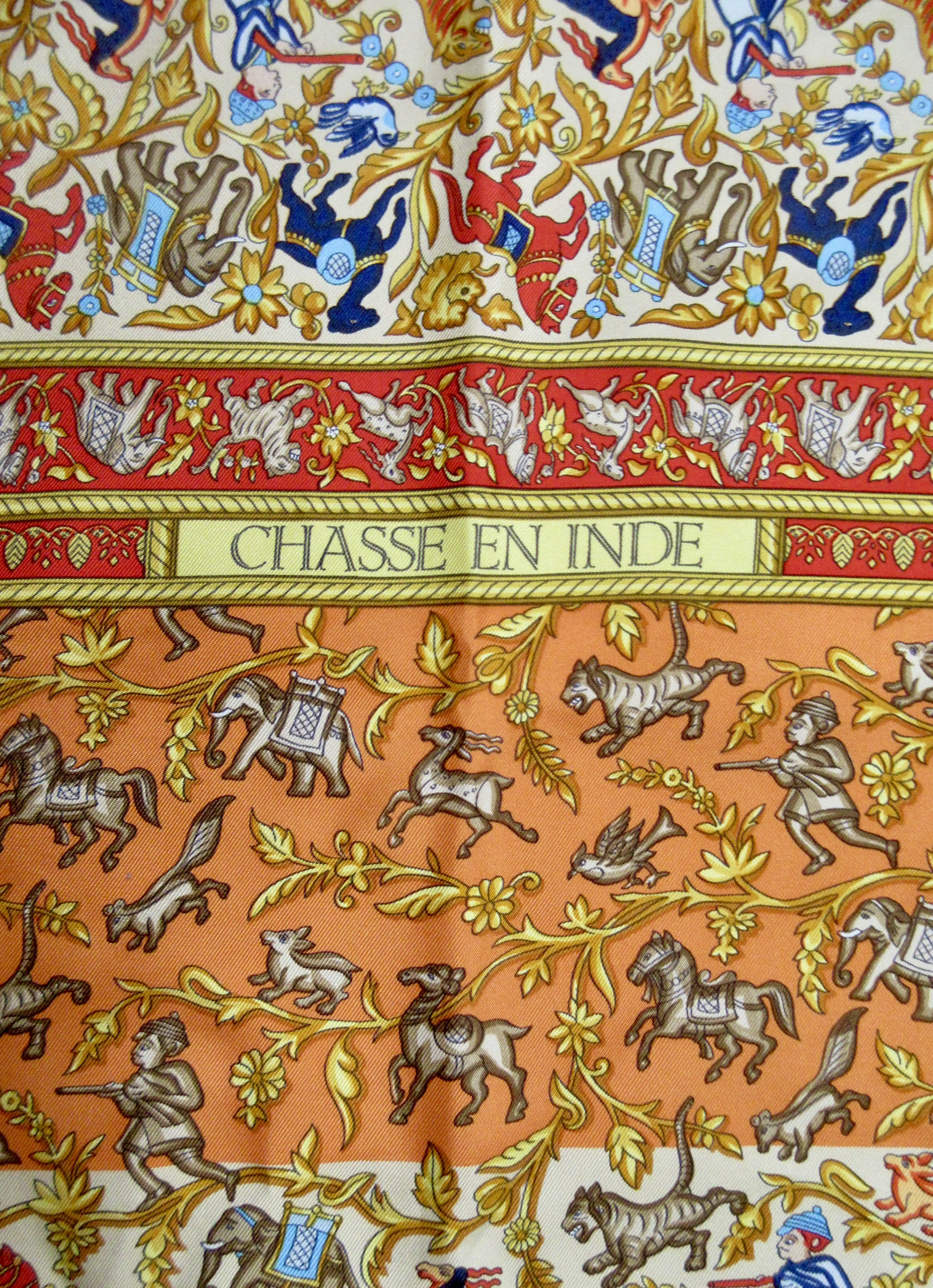 Hermes Chasse en Inde Scarf 4 Hermes Chasse en Inde Scarf
