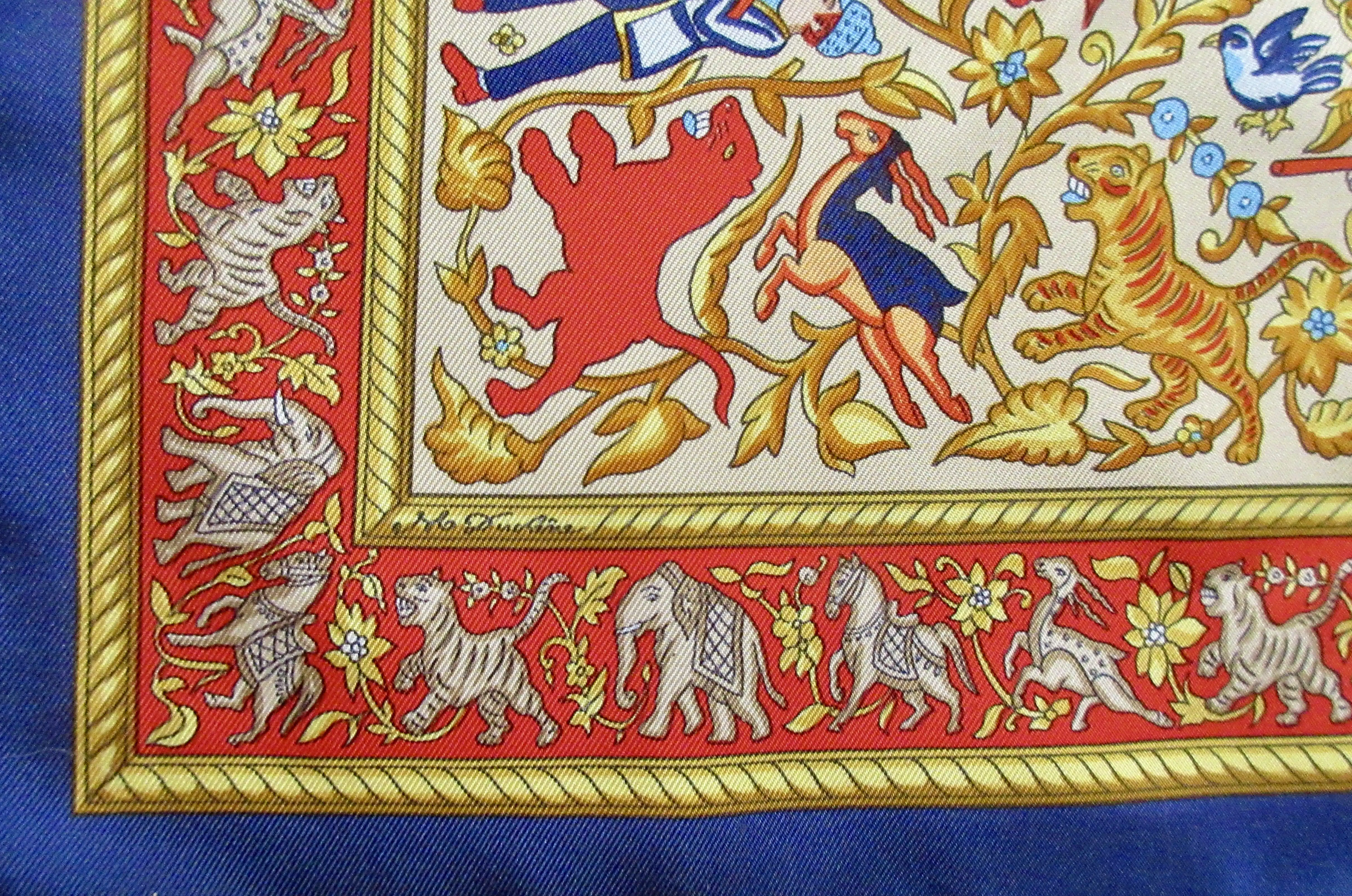 Hermes Chasse en Inde Scarf 6 Hermes Chasse en Inde Scarf