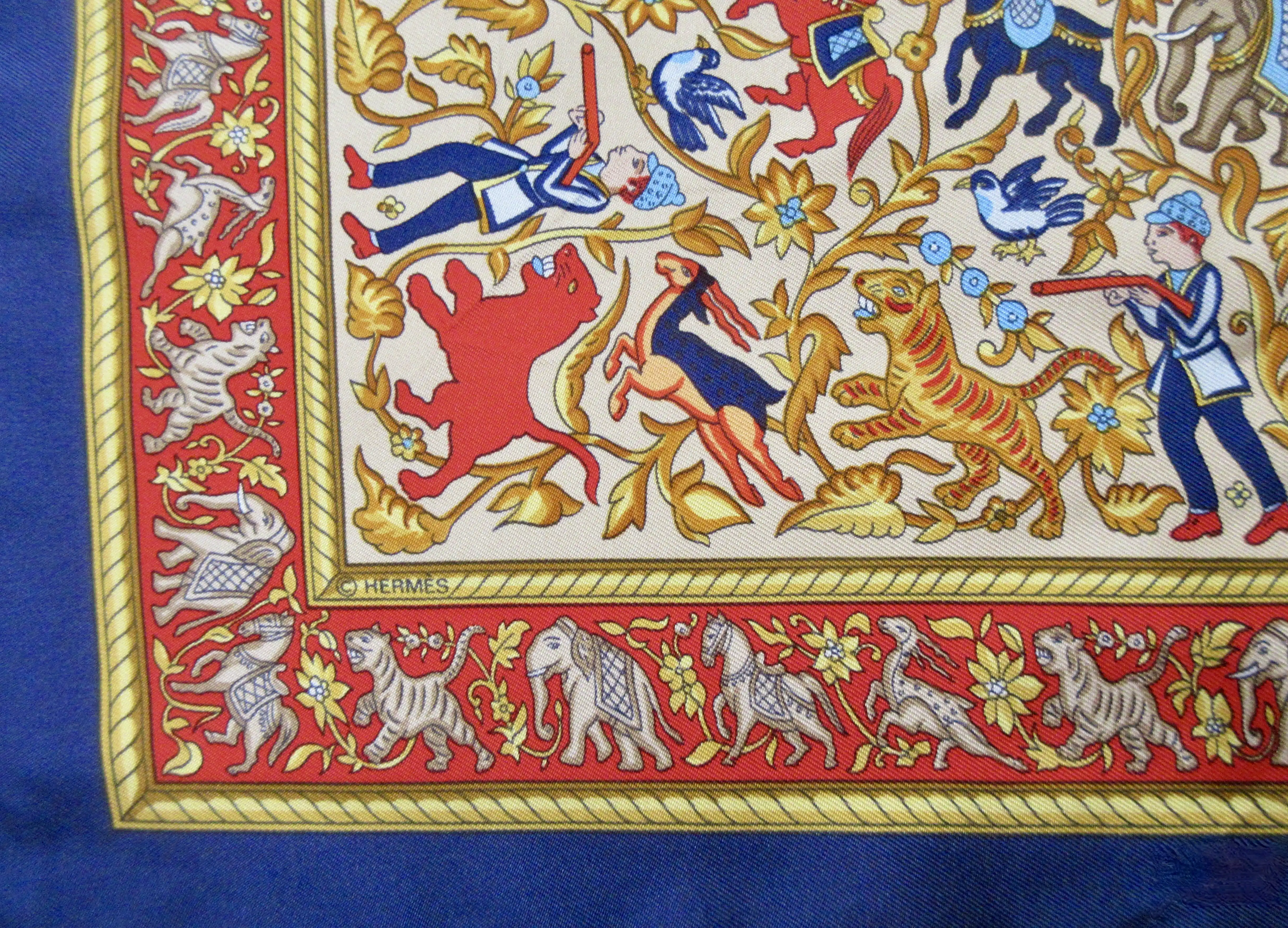 Hermes Chasse en Inde Scarf 7 Hermes Chasse en Inde Scarf