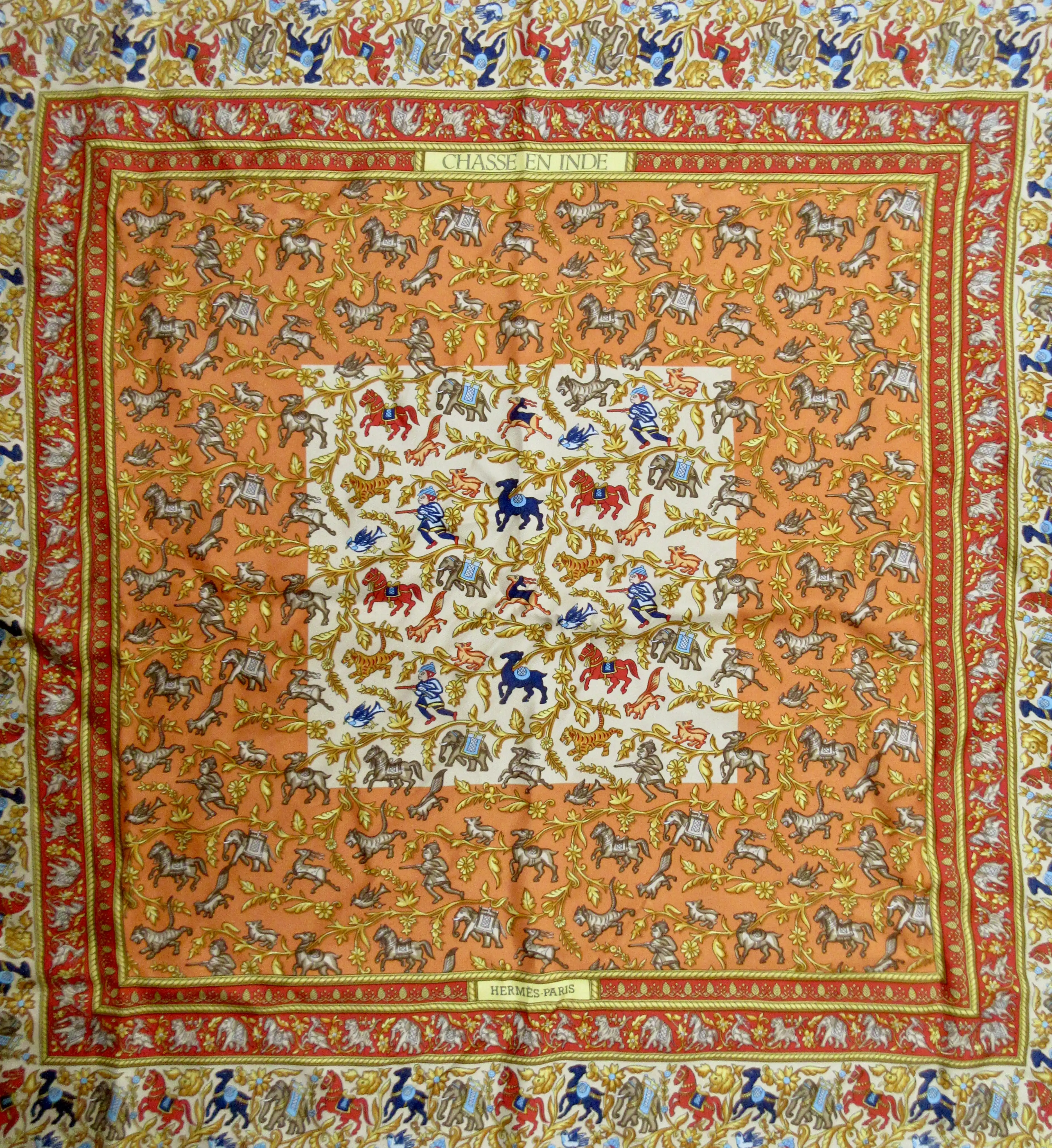 Hermes Chasse en Inde Scarf 9 Hermes Chasse en Inde Scarf