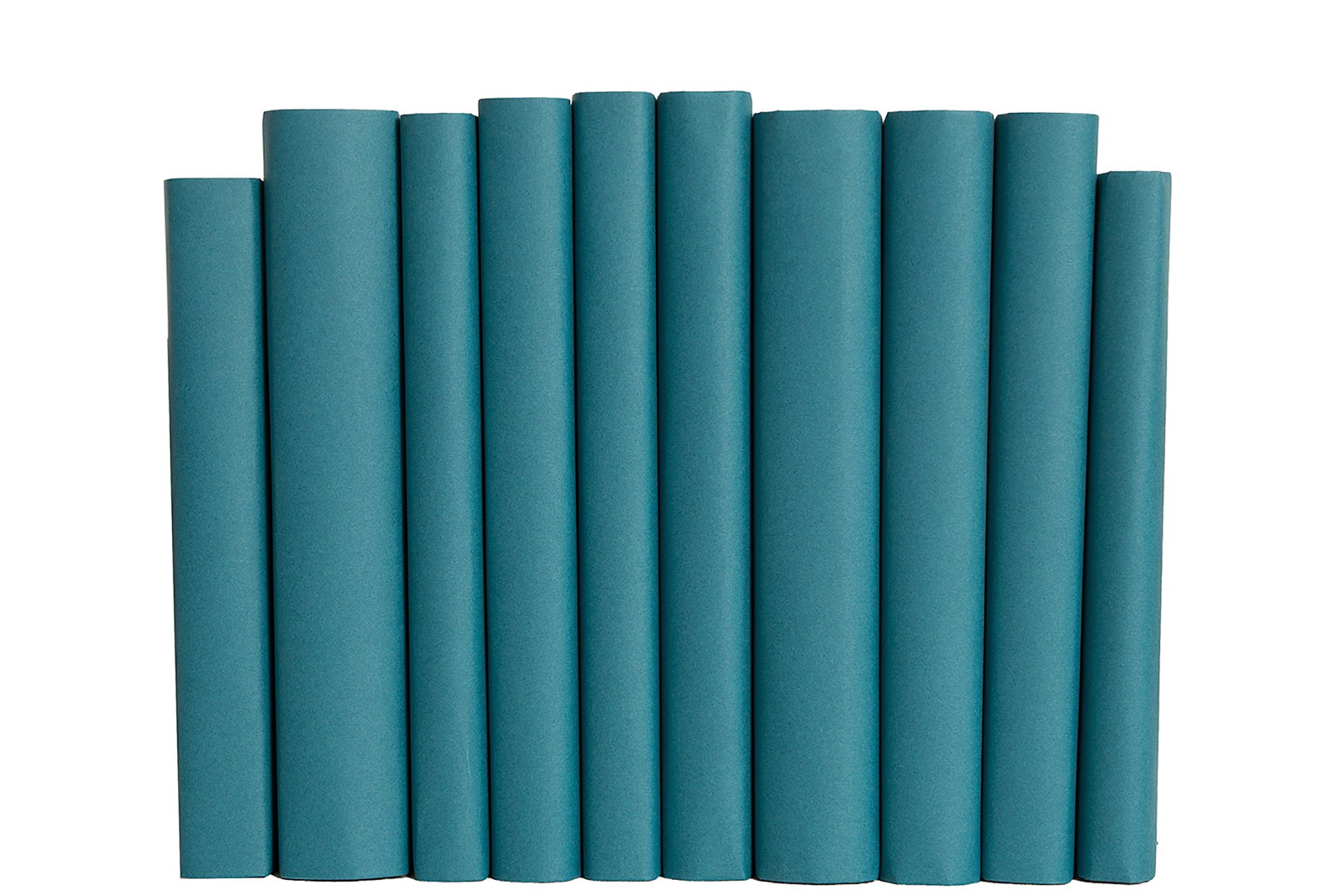 1-Foot Paper Wrapped Decorative Book Bundle, Turquoise 2 1-Foot Paper Wrapped Decorative Book Bundle, Turquoise