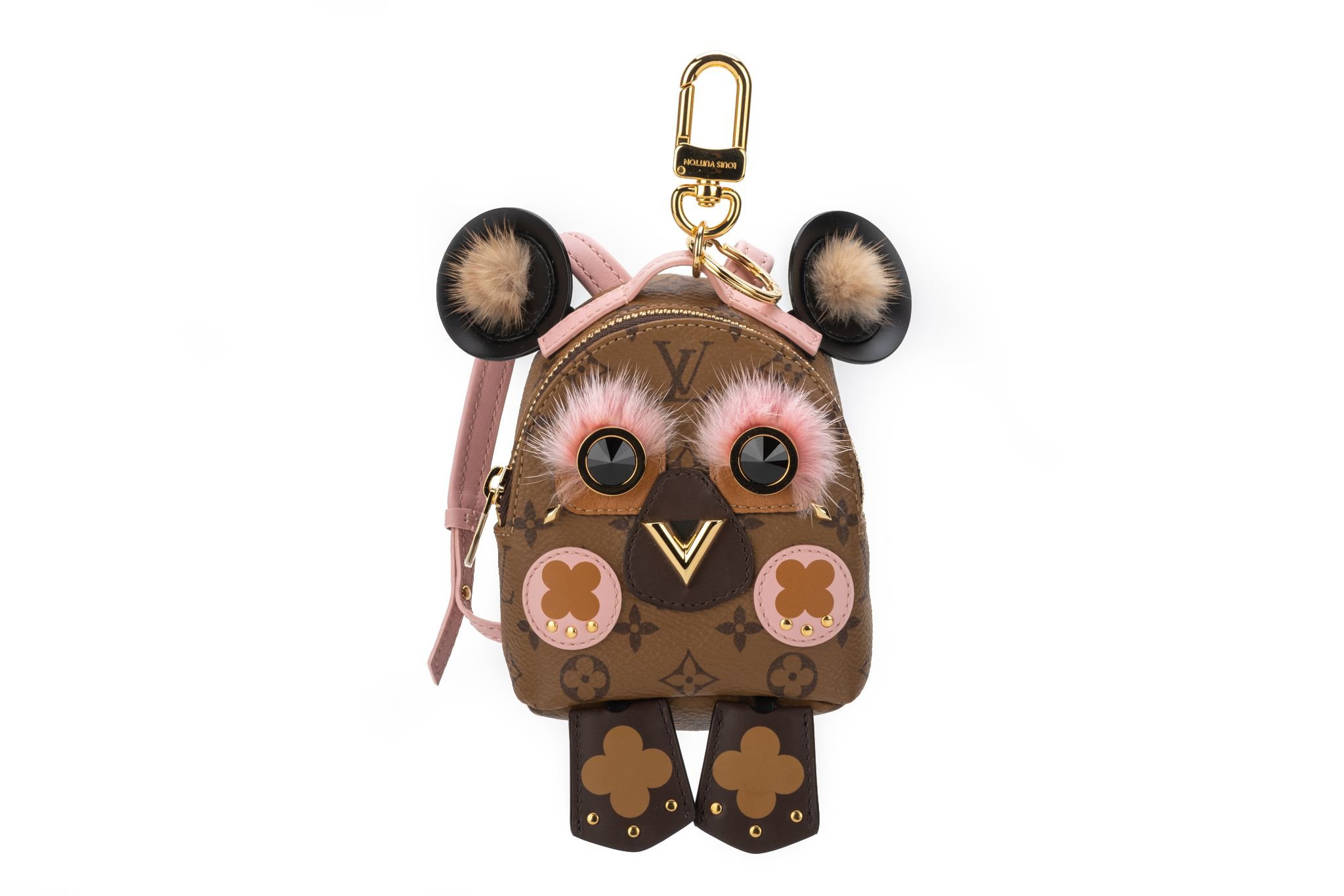 Vuitton Mini Owl Backpack Charm 1 Vuitton Mini Owl Backpack Charm