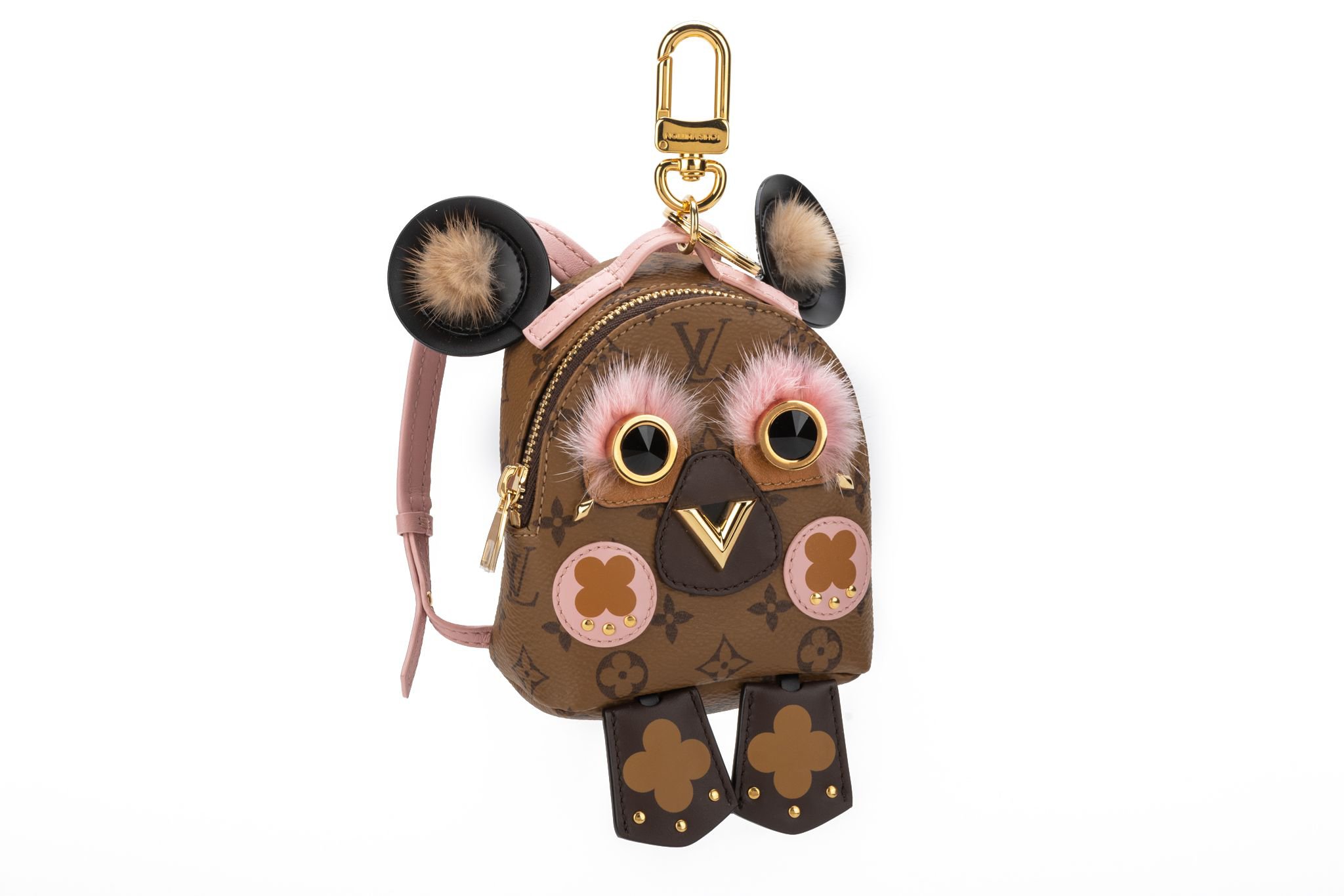 Vuitton Mini Owl Backpack Charm 4 Vuitton Mini Owl Backpack Charm