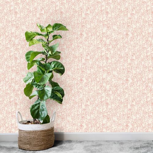 Susan Hable, Trellis Wallpaper, Sunset 2 Susan Hable, Trellis Wallpaper, Sunset