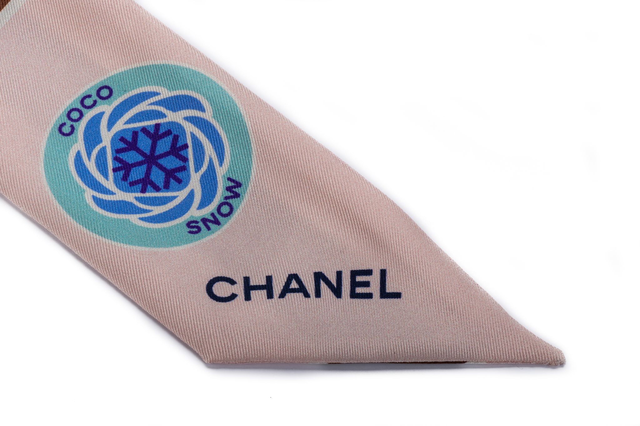 Chanel BN Coco Niege PinkSilk Twilly 3 Chanel BN Coco Niege PinkSilk Twilly