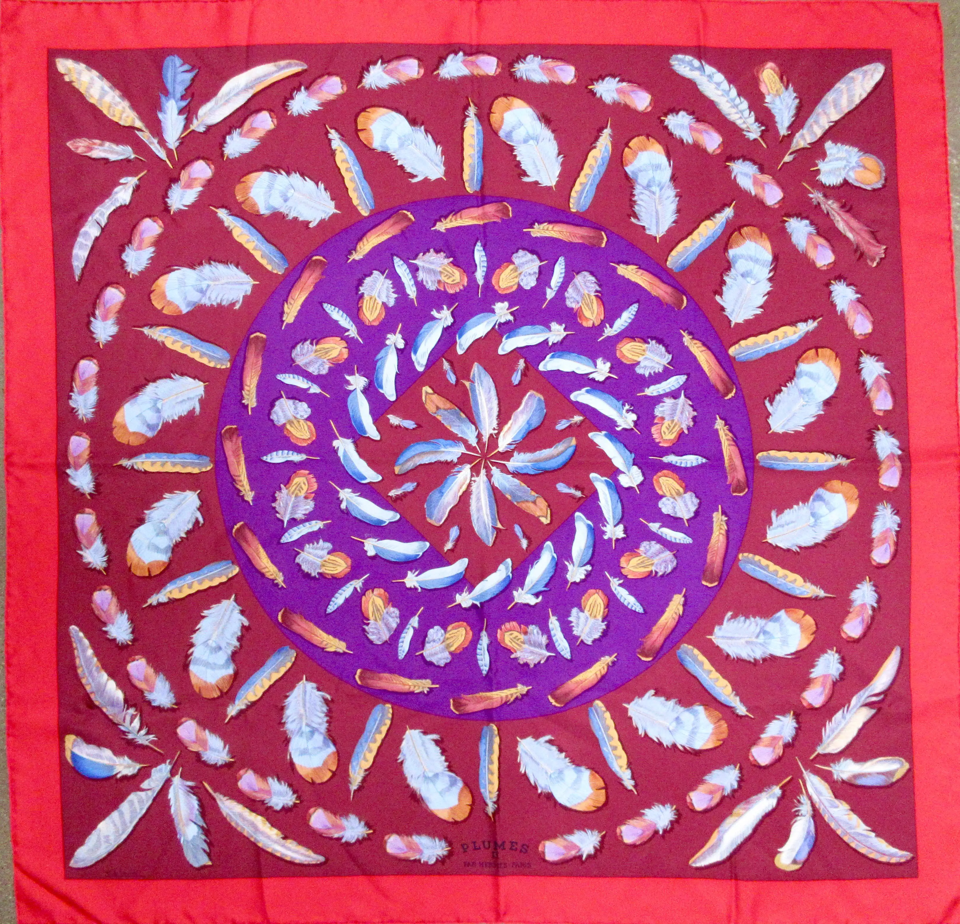 Hermes Plumes II Scarf