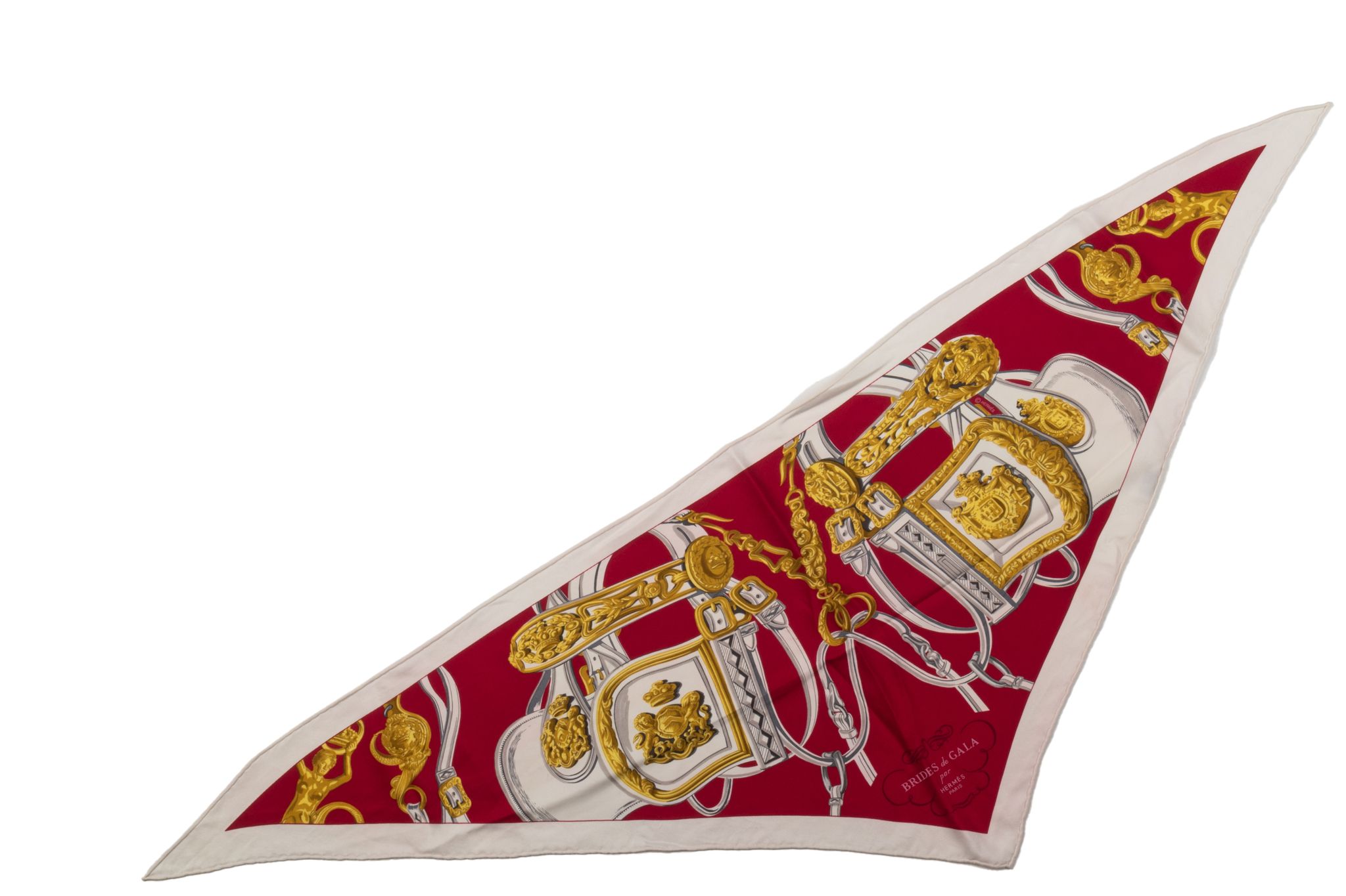 Hermes Triangle Brides de Gala Scarf 1 Hermes Triangle Brides de Gala Scarf