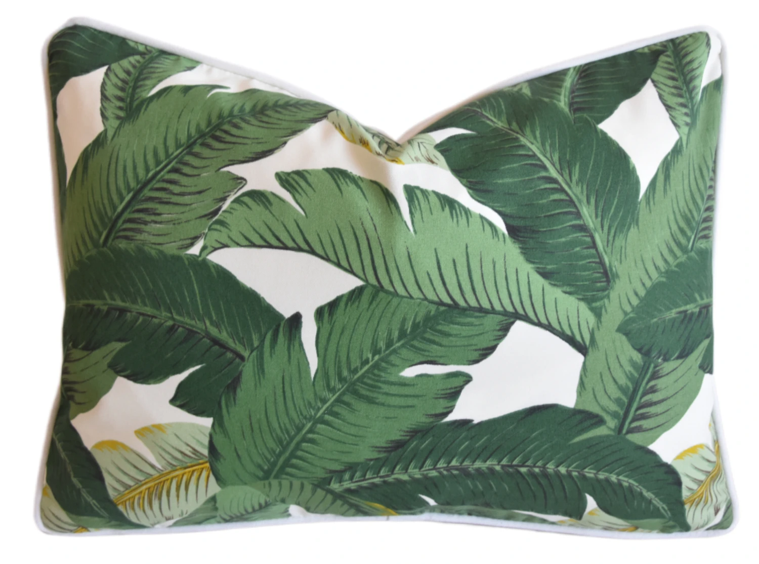 Tropical Iconic Banana Leaf Pillow 1 Tropical Iconic Banana Leaf Pillow