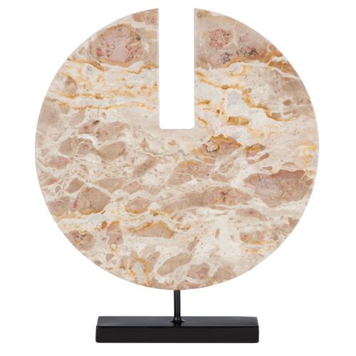 Anu Marble Disc, Natural/Black 3 Anu Marble Disc, Natural/Black